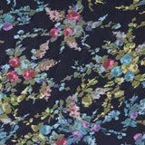 Satin Polyester Kontrast Marine - Ribes y Casals