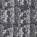 Satin Polyester Leopard Grau - Ribes y Casals