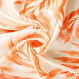 Satin Polyester Dschungel Orange - Ribes y Casals