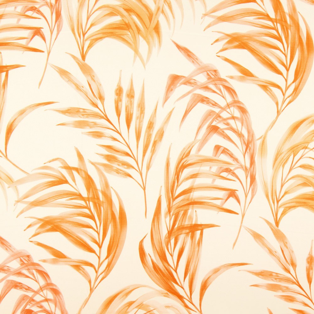 Satin Polyester Dschungel Orange - Ribes y Casals