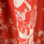 Polyester Satin Dschungel Rot - Ribes y Casals