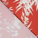 Polyester Satin Dschungel Rot - Ribes y Casals