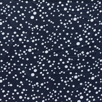 Polyester Satin Polka Dots Navy - Ribes y Casals