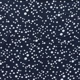 Polyester Satin Polka Dots Navy - Ribes y Casals