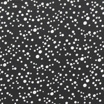 Polyester Satin Polka Dots Schwarz - Ribes y Casals