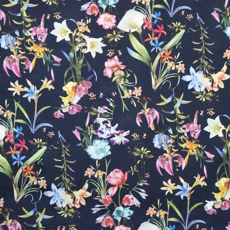 Polyester Satin Tropicana Marine - Ribes y Casals