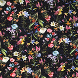 Polyester Satin Tropicana Schwarz - Ribes y Casals