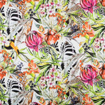 Italienischer Seidensatin Wild Floral - Ribes y Casals