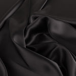Schwarzer Naturseidensatin - Ribes y Casals
