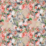 Satin Seide Plumeti Floral - Ribes y Casals