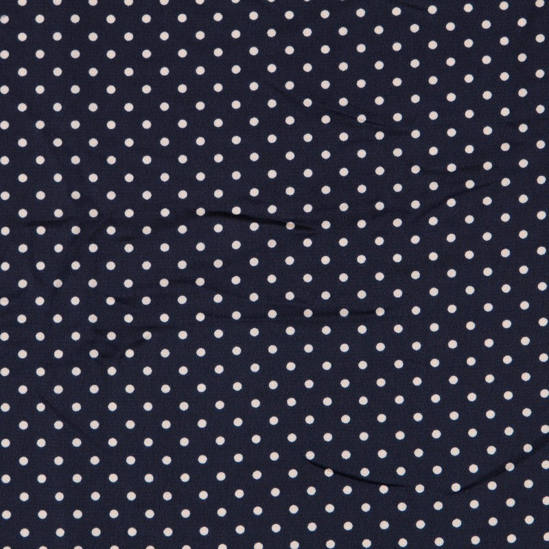 Satin Polka Dots Marineblau Hintergrund - Ribes y Casals