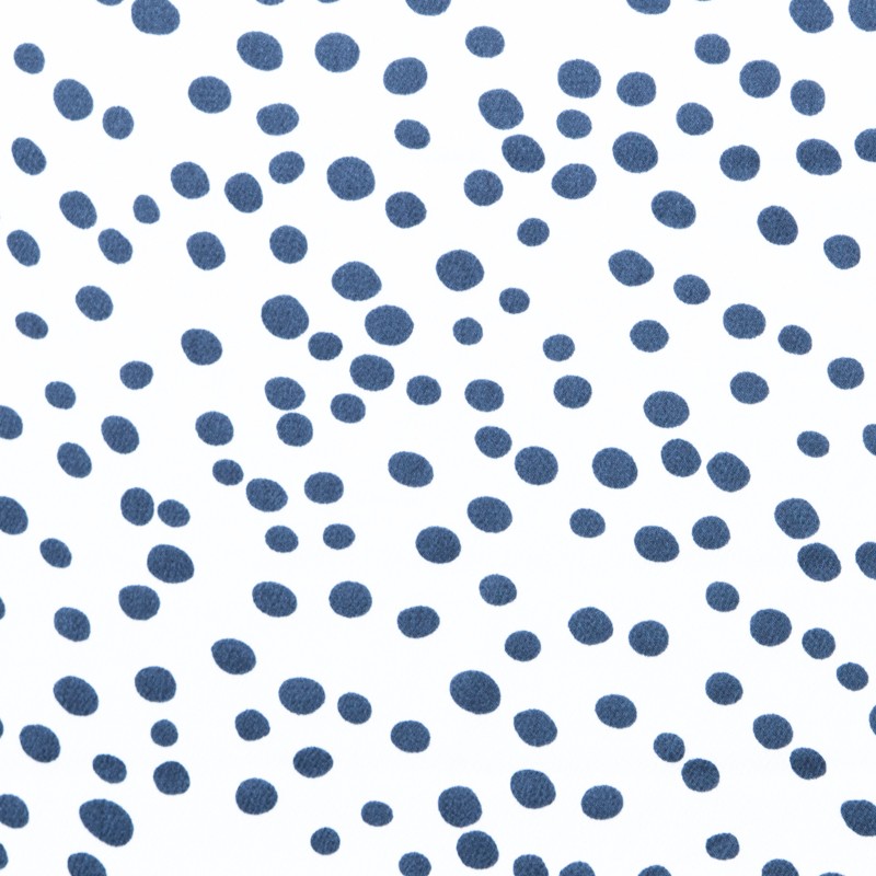 Satin Polka Dots Blau - Ribes y Casals