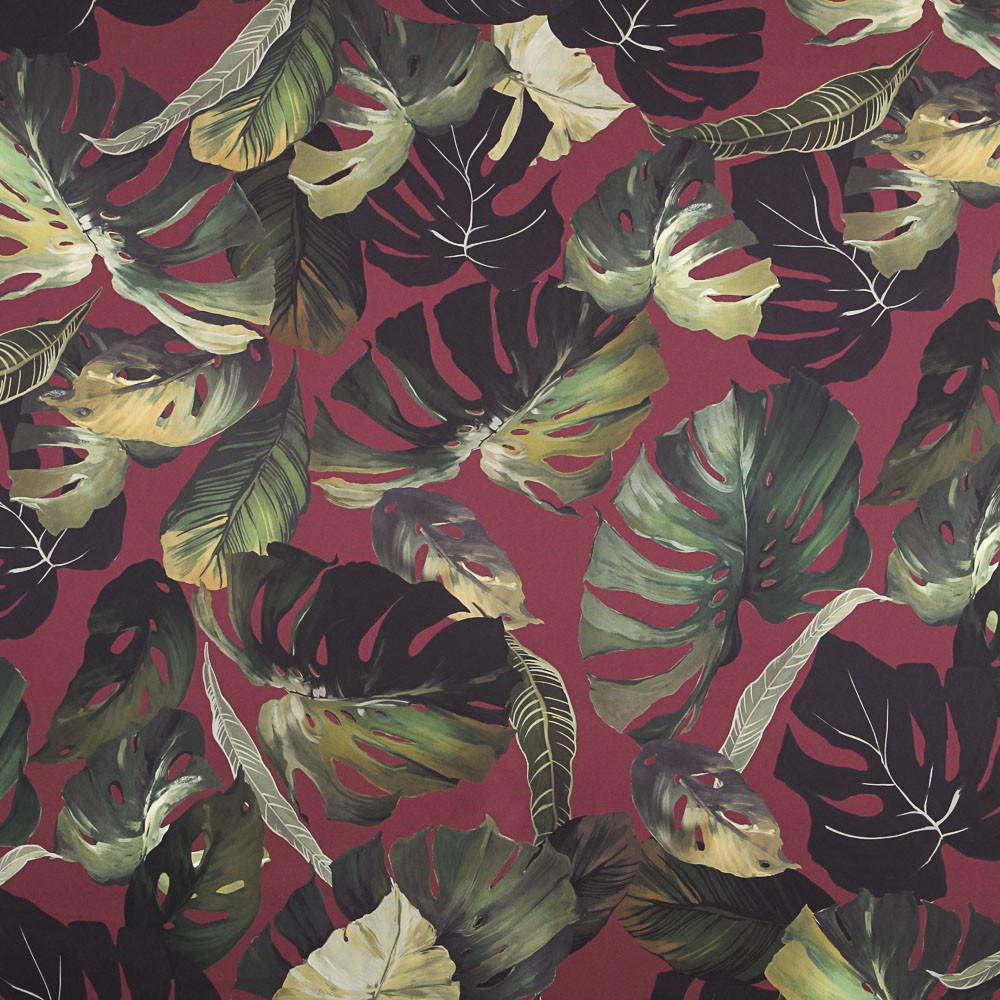Satin Tropical Bourdeaux - Ribes y Casals