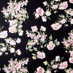 Schwarzer Vintage-Satin - Ribes y Casals