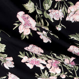 Schwarzer Vintage-Satin - Ribes y Casals