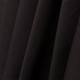 Satin Baumwolle Elastan Schwarz - Ribes y Casals