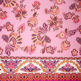 Satin Bangladesch Rosa Bordüre - Ribes y Casals
