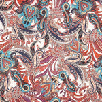 Satin Polyester Feinkaschmir Rot - Ribes y Casals