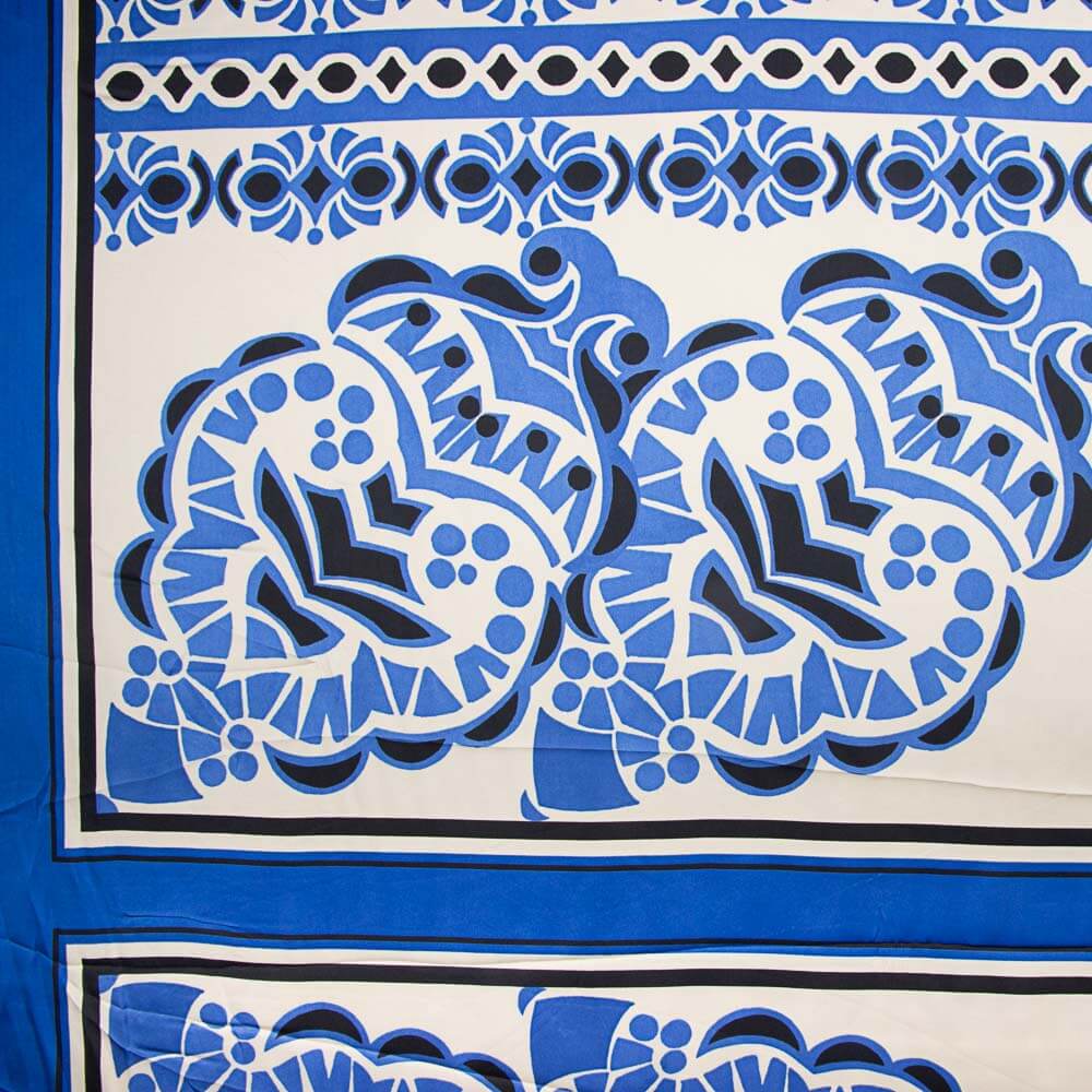 Satinierte keramische blaue Platte 90x150 cm. - Ribes y Casals