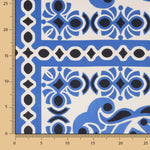 Satinierte keramische blaue Platte 90x150 cm. - Ribes y Casals