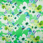 Bedruckter Satin Elonor Greens - Ribes y Casals