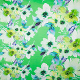 Bedruckter Satin Elonor Greens - Ribes y Casals