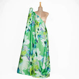 Bedruckter Satin Elonor Greens - Ribes y Casals