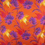 Bedruckter Satin Tuser Orange - Ribes y Casals
