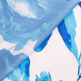 Blau Aquarell bedruckter Satin - Ribes y Casals