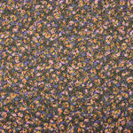 Satin Polyester Druck Multiflor Orange - Ribes y Casals