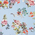 Blauer Creton Print Satin - Ribes y Casals