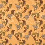 Satin Jacquard Leopard Kamel - Ribes y Casals