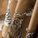 Satin Jacquard Tiger Moka - Ribes y Casals