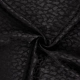 Satin Jacquard Viskose Schwarz - Ribes y Casals