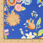 Blauer Maniladruck Satin - Ribes y Casals