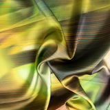 Satin Elasthan Verblasste Limette - Ribes y Casals