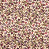 Satin Pfirsich Leder Floral - Ribes y Casals
