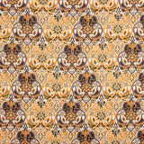 Polyester Satin Bedruckt Nimes Orange - Ribes y Casals