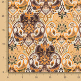 Polyester Satin Bedruckt Nimes Orange - Ribes y Casals