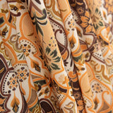Polyester Satin Bedruckt Nimes Orange - Ribes y Casals