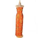 Satin Silk Natural Portofino Coral Intense - Ribes y Casals