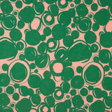Twill Polyester Kreise Grün - Ribes y Casals