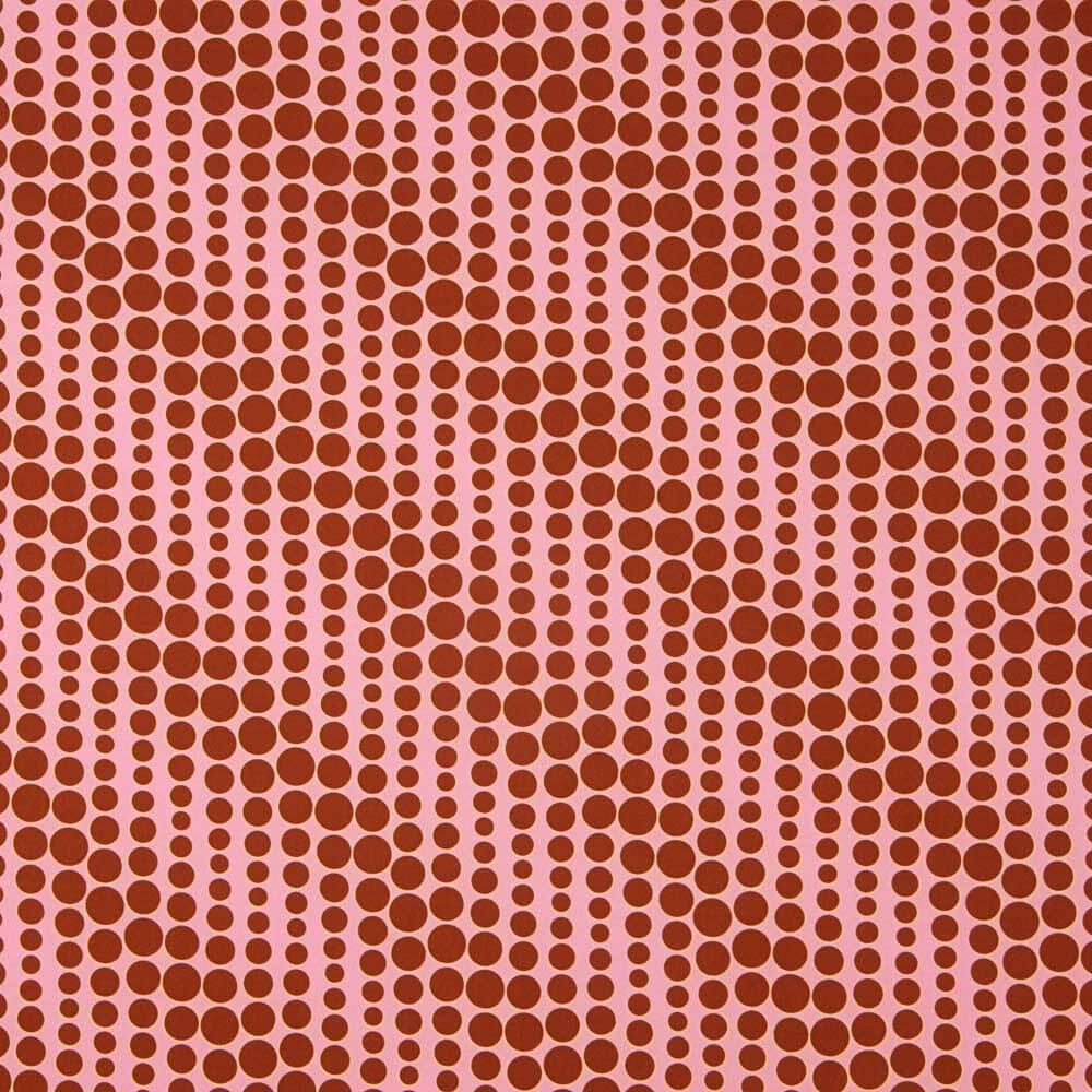 Polyester Twill Polka Dots Rosa - Ribes y Casals