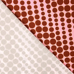 Polyester Twill Polka Dots Rosa - Ribes y Casals