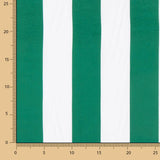 Twill Rayon Streifen Grün Maxi - Ribes y Casals