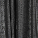 Seersucker Folie bedruckt Silber Schwarz - Ribes y Casals