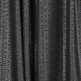 Seersucker Folie bedruckt Silber Schwarz - Ribes y Casals