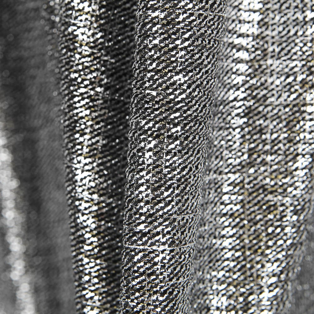 Seersucker Metall Silber - Ribes y Casals
