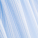 Seersucker-Stoff Hellblau gestreift - Ribes y Casals