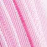 Seersucker-Stoff Rosa Streifen - Ribes y Casals